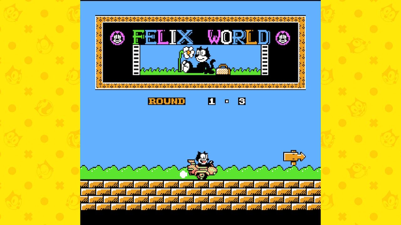 the next level screen in felix the cat