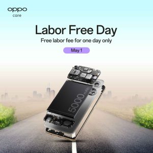 OPPO waives labor fees on repairs this Labor Day