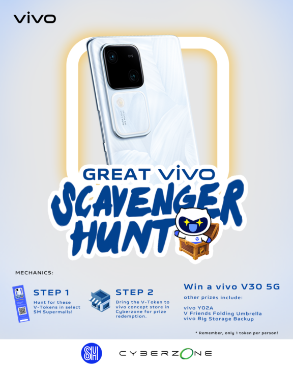 The vivo Scavenger Hunt begins today in select SM malls