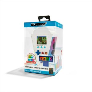 7-11 Collabs with Tetris to Launch New Line of Merch, Including a Slurpee-themed gaming handheld